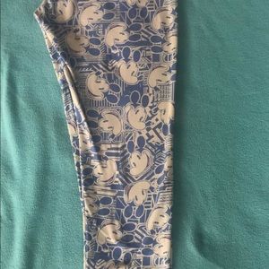 LuLaRoe Vintage Mickey Mouse Leggings